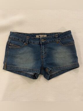 Wet Seal Blue Denim Jean Shorts Size 11